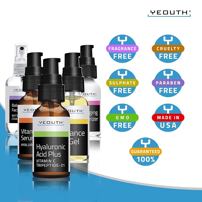 YEOUTH Skin Care Set: Hyaluronic Acid Serum - Image 8