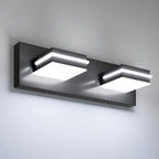VOLISUN Modern Bathroom Vanity Light Fixtures, Matte Black LED Bathroom by VOLISUN