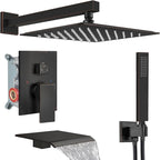 Midanya Shower System with Tub Spout, Bathtub Shower Faucet Set with Square by Midanya