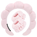 Spa Headbands for Washing Face Wristband Set Sponge Makeup Skincare Headband by Tetizo