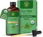 Tea Tree Oil for Skin– 100% Pure Organic Tea Tree Essential Oil for Face by CarnoCalm