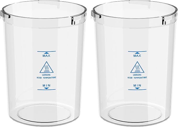 SalonDepot Water Jar for Facial Steamer Universal Plastic Water Cup 2 PCS by SalonDepot