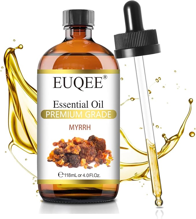 EUQEE Myrrh Essential Oil, Premium Myrrh Oil by EUQEE