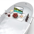 Bathtub Tray for Large Soaking Tub Table Tray Expandable Tub Shelf for Bathtub by CLESOO