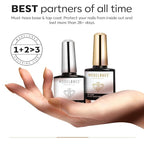 modelones 3 Pcs Top Coat Builder Nail Gel - Image 7
