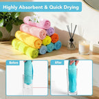 Orighty Washcloths, 20 Pack Microfiber Face Towels, Highly Absorbent and Soft - Image 3