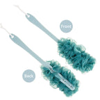 Back Scrubber for Shower, Loofah Long Handle Bath Body Brush, Soft Nylon Mesh - Image 2