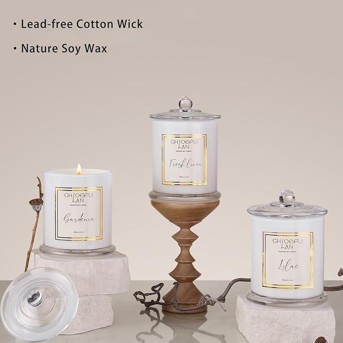 Chloefu LAN Jasmine Candle, Mothers Day Gifts Candles - Image 5