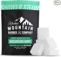 Mountain Mint Shower Steamers 7 Pack – Made in USA by RockyMountainBarberCompany