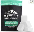 Mountain Mint Shower Steamers 7 Pack – Made in USA by RockyMountainBarberCompany