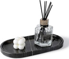 Koville Black Marble Vanity Tray by Koville