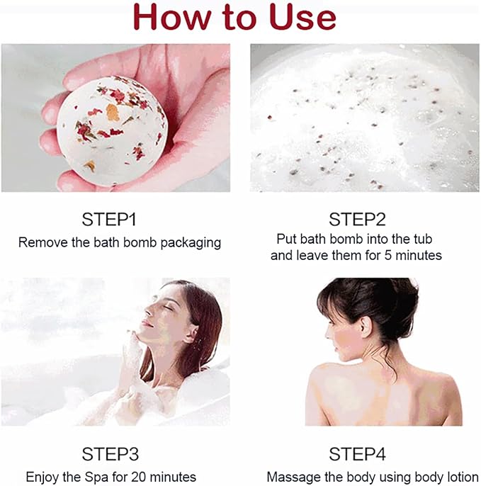 Bath Bombs for Women Spa Gift Set - Image 4