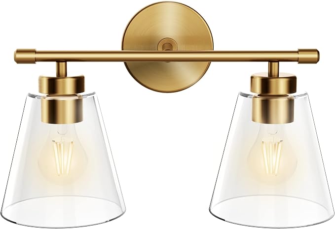 Hamilyeah Bathroom Vanity Light Fixtures Over Mirror, 2 Light Wall Light Fixture - Image 8