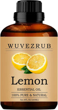 Lemon Essential Oil, 240ML Pure and Natural by WUVEZRUB