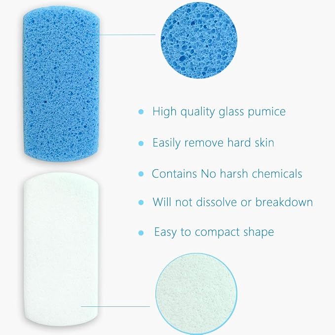Maryton Glass Pumice Stone for Feet, Callus Remover and Foot Scrubber & - Image 2
