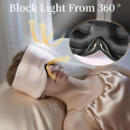 USlixury Silk Sleep Mask, 3D Contoured Sleeping Masks, 100% Mulberry Silk - Image 3