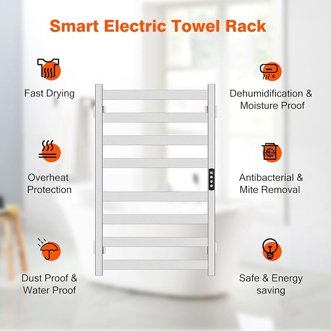 Towel Warmer, Towel Heater Rack - Image 3