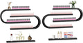 EBANKU 6PCS U Shape Nail Polish Racks Heavy Duty Nail Shelfs by EBANKU