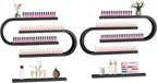 EBANKU 6PCS U Shape Nail Polish Racks Heavy Duty Nail Shelfs by EBANKU