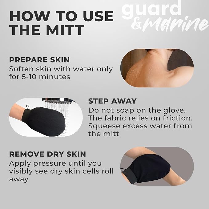 GUARD&MARINE Korean Exfoliating Mitts – Authentic Kessa Gloves Inspired by - Image 6