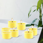 50 Pack Clear Tea Lights Candles Bulk, Summer Citronella Candle Outdoor and - Image 5