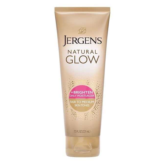 Jergens Natural Glow Self Tanner Body Lotion, Sunless Tanning, Fair to Medium by Jergens