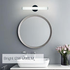 OOWOLF Bathroom Vanity Light, Adjustable Brightness 12W 17.3inch Bathroom Light - Image 3