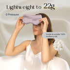 ZIMASILK 100% 22 Momme Pure Mulberry Silk Sleep Mask, Filled - Image 2