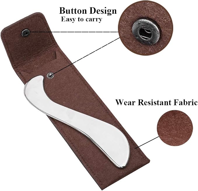 FeelFree Sport Stainless Steel Guasha Scraping Massage Tool-Muscle Scraper Tool - Image 6