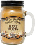 Our Own Candle Company, Hot Buns Scented Mason Jar Candle, 100 Hour Burn Time by OurOwnCandleCompanycandles