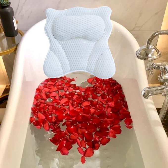 Bath Pillow, Ergonomic Bathtub Pillows - Image 7