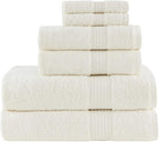 Madison Park Organic 100% Cotton Bathroom Towel Set, Hotel & Spa Quality Highly - Image 2