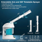 Facial Steamer - DENFANY Nano Ionic Face Steamer - Portable Facial Steamer - Image 3