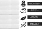 KAHAF COLLECTION 100% Cotton Bath Towel Set, Quick Dry, Highly Absorbent - Image 4