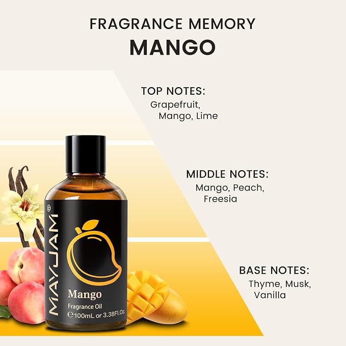MAYJAM 100ML/3.38FL.OZ Mango Fragrance Oils - Image 4