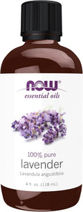 NOW Essential Oils, Lavender Oil, Soothing Aromatherapy Scent, Steam Distilled by NOW