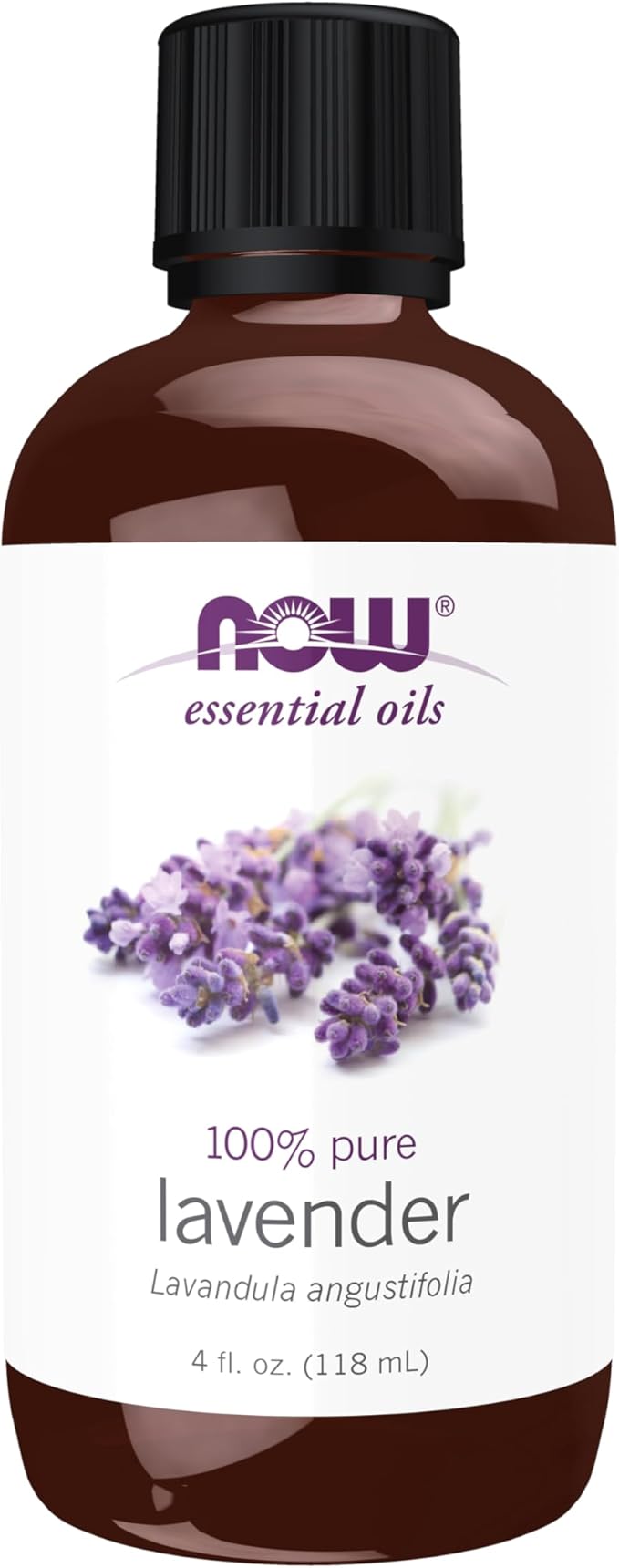 NOW Essential Oils, Lavender Oil, Soothing Aromatherapy Scent, Steam Distilled by NOW
