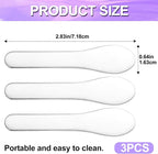 Pndeyo 3pcs Mini Stainless Steel Makeup Spatula, Reusable Cosmetic Cream - Image 2