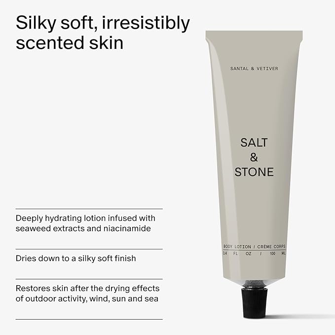 Salt & Stone Body Lotion for Women & Men | Santal & Vetiver | Hydrates - Image 5