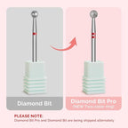 MelodySusie Ball Shape Cuticle Clean Nail Drill Bit 3/32'', Professional Safety - Image 3