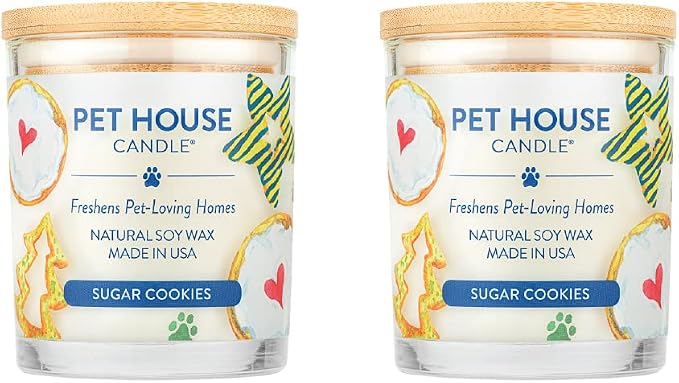 Pet House Pet Friendly Candle Plant Based Scented Candle Clean Burning by OneFurAll