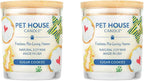 Pet House Pet Friendly Candle Plant Based Scented Candle Clean Burning by OneFurAll