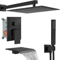 Midanya Shower System with Tub Spout, Bathtub Shower Faucet Set with Square by Midanya