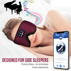 MUSICOZY Sleep Headphones Bluetooth 5.4 Headband Sleeping Eye Mask - Image 4