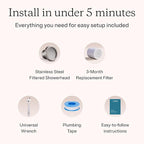 MDhair Filtered Shower Head for Healthier Hair & Skin – Removes Chlorine & - Image 5