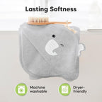 KeaBabies Hooded Baby Towel for Newborn - Image 6