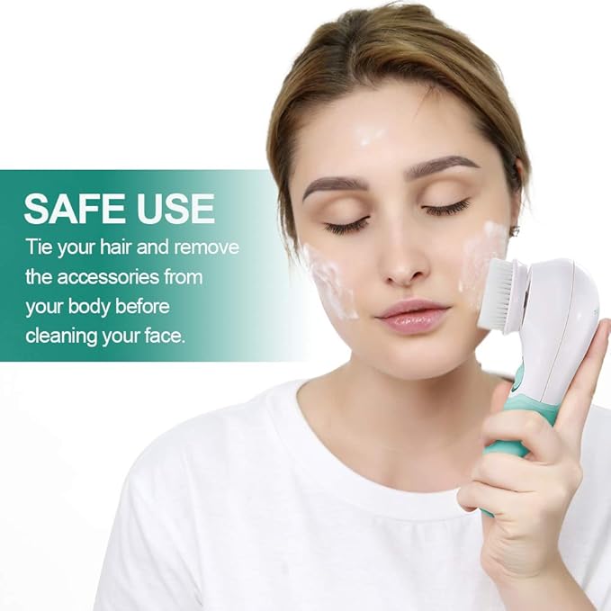 Facial Cleansing Brush Electric Facial Exfoliating Massage Brush - Image 6