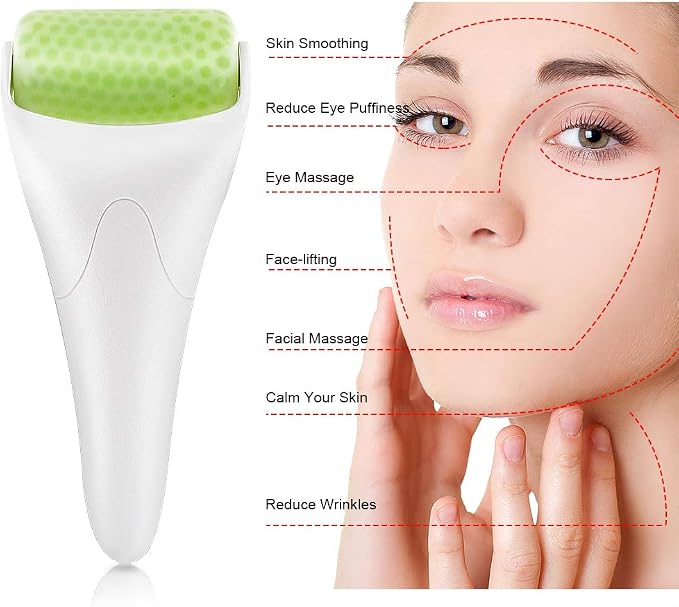 Ice Roller for Face & Eye Puffiness Migraine Relief, Ice Face Rollers for Women - Image 3
