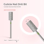 MelodySusie 6.5mm Barrel Shape Cuticle Clean Nail Drill Bit 3/32'', - Image 4