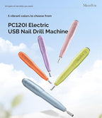 MelodySusie Pen-Shaped Portable USB Nail Drill, PC120I 20000RPM Electric Nail - Image 2